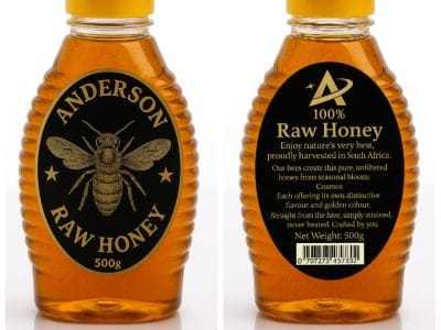 500g Pure Raw Honey