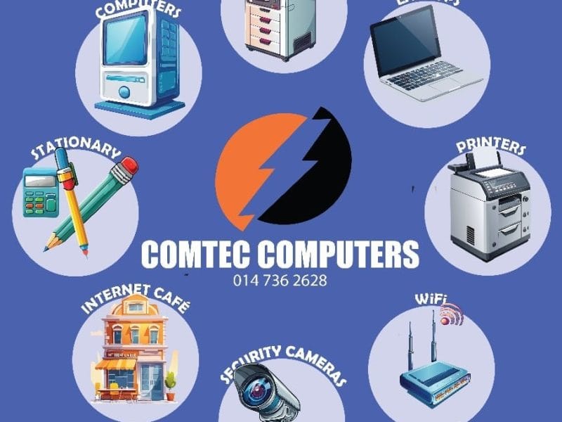 Copy Shop, Computers and much more.